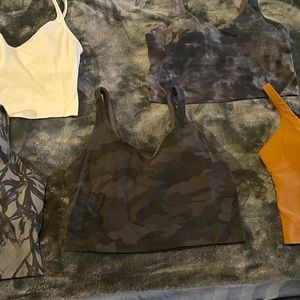 Lot of 5 Lululemon Align Bras. Size 10.